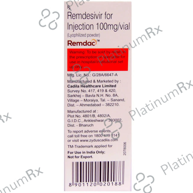 Remdac Injection