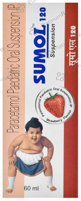 Sumo L 120mg Strawberry Oral Suspension 60ml