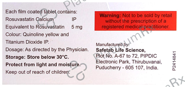 Rosucad 5mg Tablet 10s