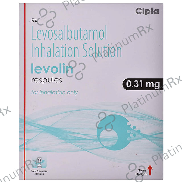 Levolin 0.31mg Respules 1s