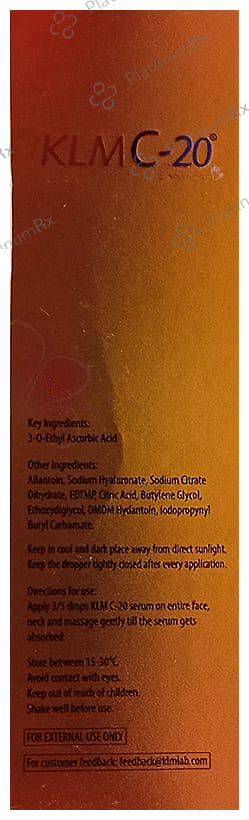Klm C 20 Serum 15ml