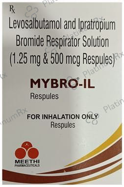 Mybro IL 1.25/500mcg Respules 5X2.5ml