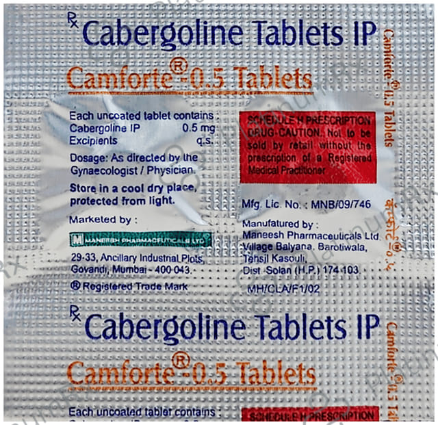 Camforte 0.5mg Tablet 2s