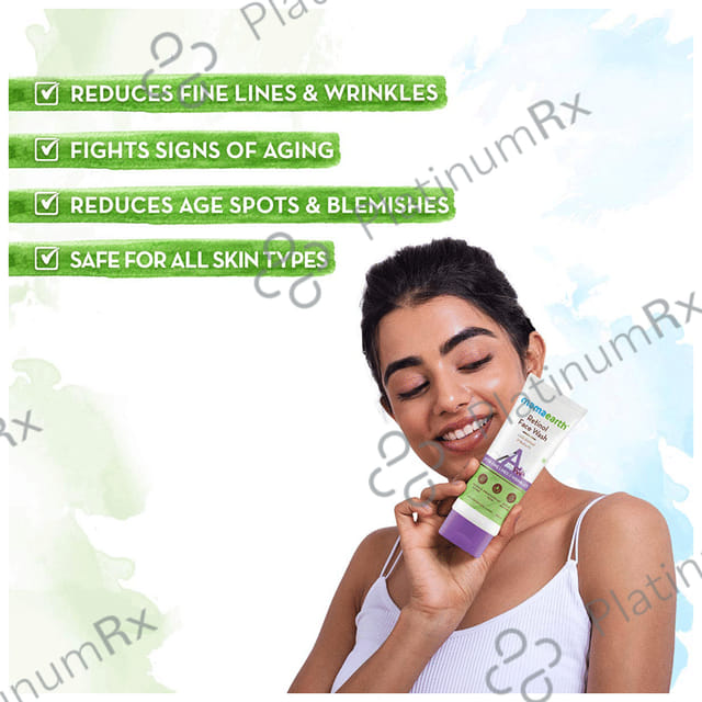Mamaearth Retinol Face Wash for Healthy Skin 100ml