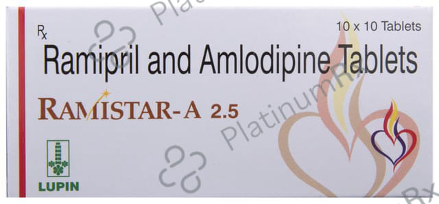 Ramistar A 2.5/5mg Tablet 10s