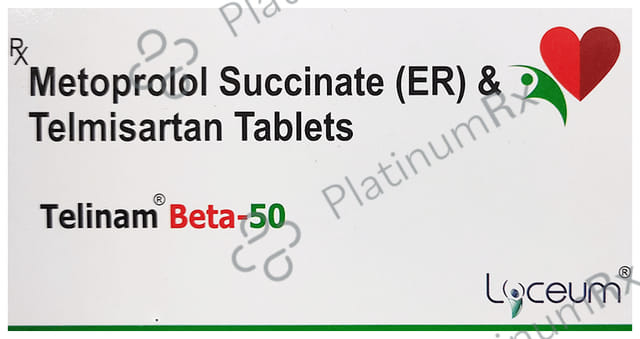 Telinam Beta 50mg Tablet ER 10s