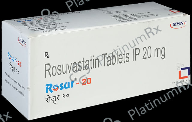 Rosur 20mg Tablet 10s