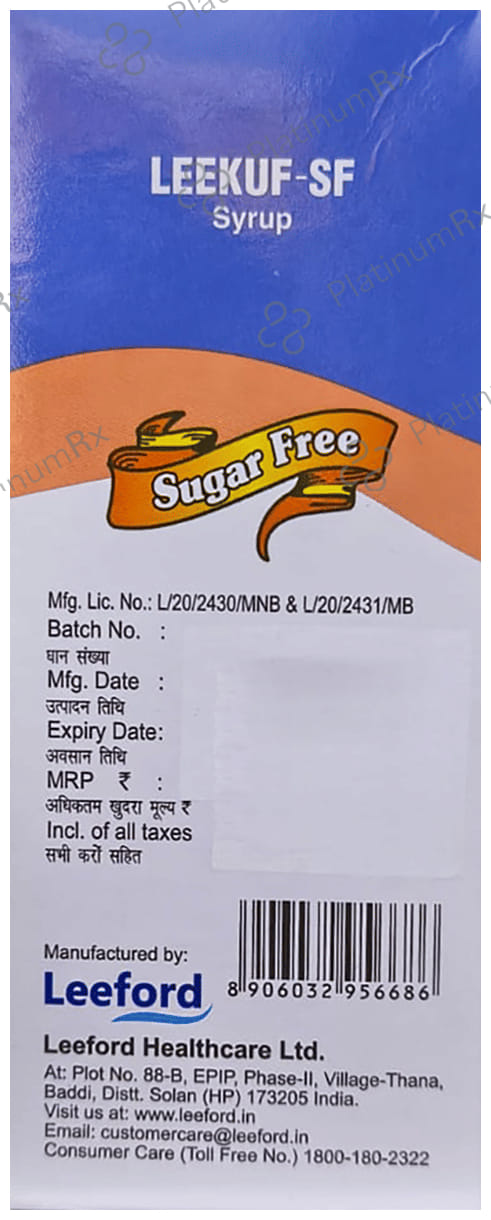 Neo Leekuf SF Syrup 100ml
