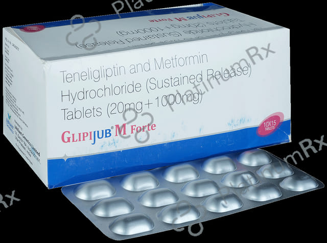 Glipijub M Forte 20/1000mg Tablet SR 15s