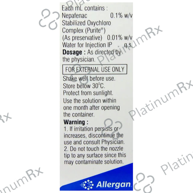 Amplinak 0.1% Ophthalmic Suspension 5ml