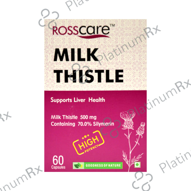 Rosscare Milk Thistle 500mg Capsule