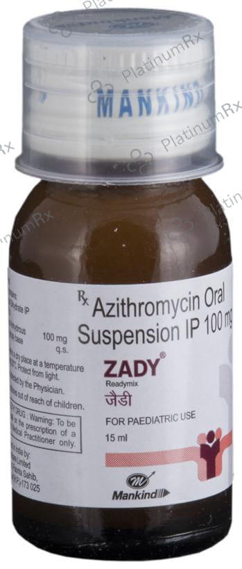 Zady Readymix 100mg Oral Suspension 15ml