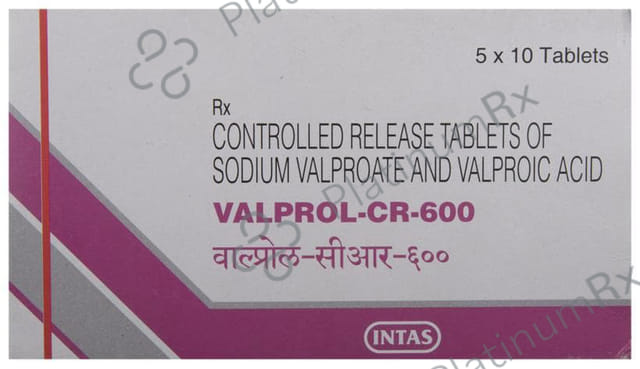 Valprol CR 600mg Tablet 10s