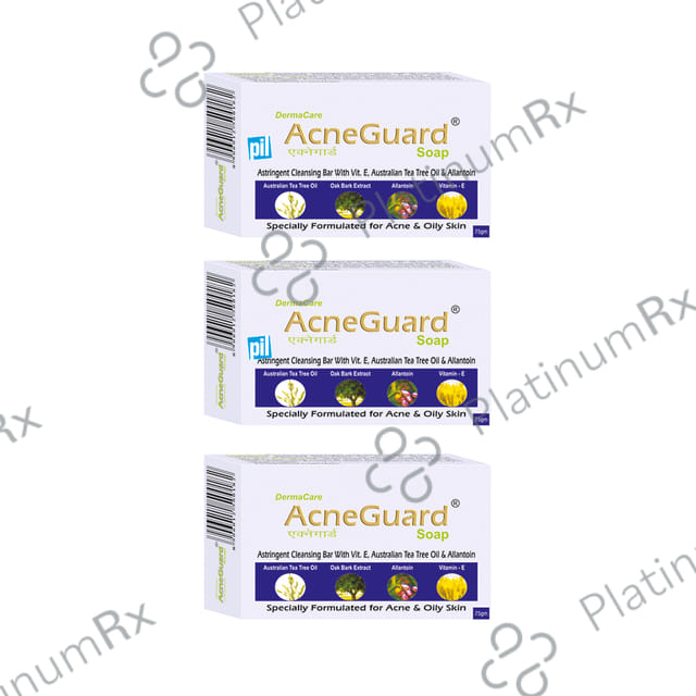 Acneguard Soap (75gm Each) 3 Soap