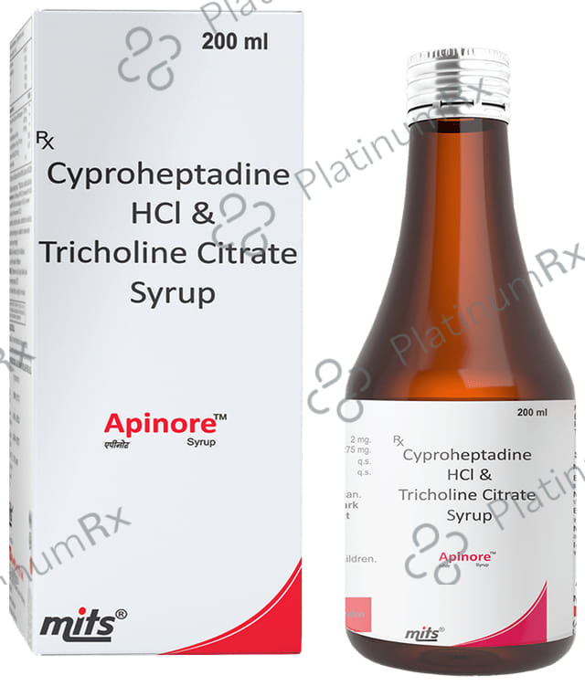 Apinore 2/275mg Syrup 200ml