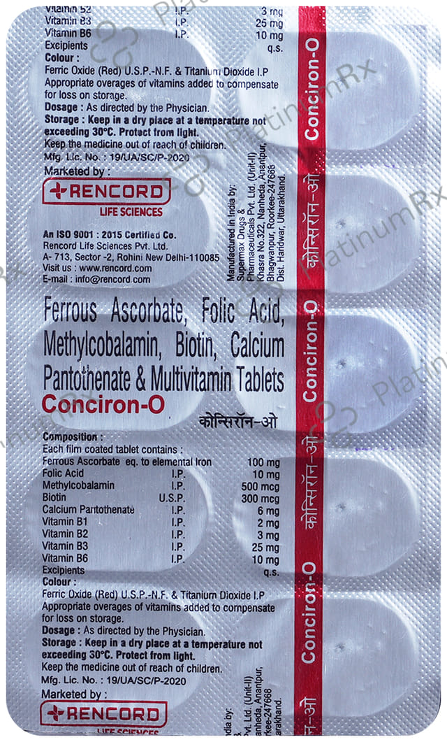 Conciron O Tablet 10s