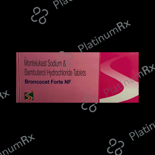 Broncocet Forte NF 10/10mg Tablet 10s