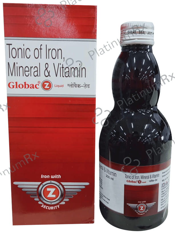 Globac Z 160mg/1/30mcg Liquid 200ml