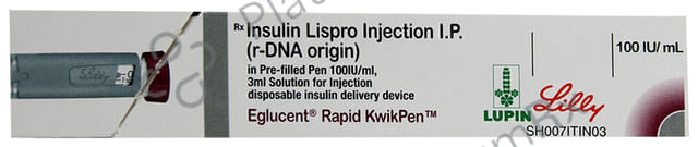 Eglucent Rapid (100 IU/ml) (1*3ml Kwikpen)