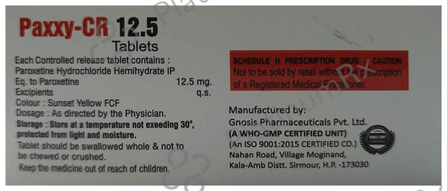 Paxxy CR 12.5 Tablet 10s