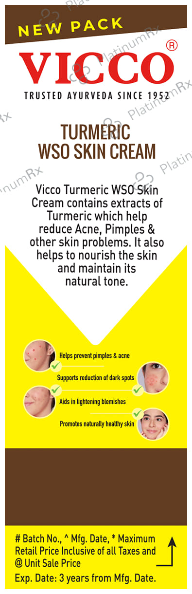Vicco Turmeric Wso Skin Cream 30gm