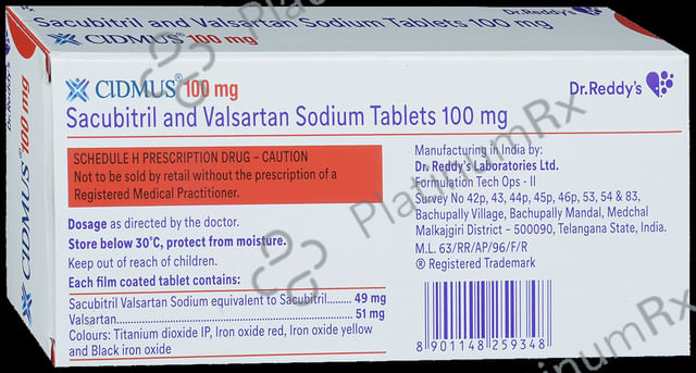 Cidmus 100mg Tablet 14S