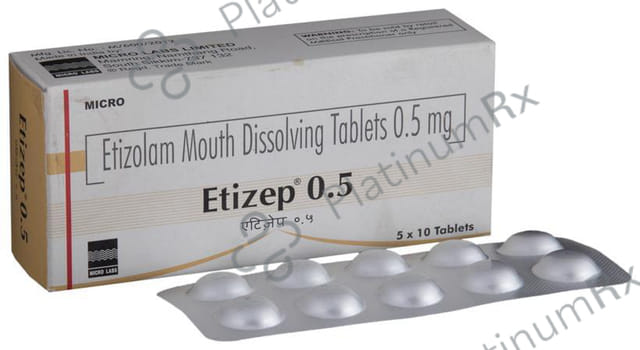 Etizep 0.5 Tablet MD