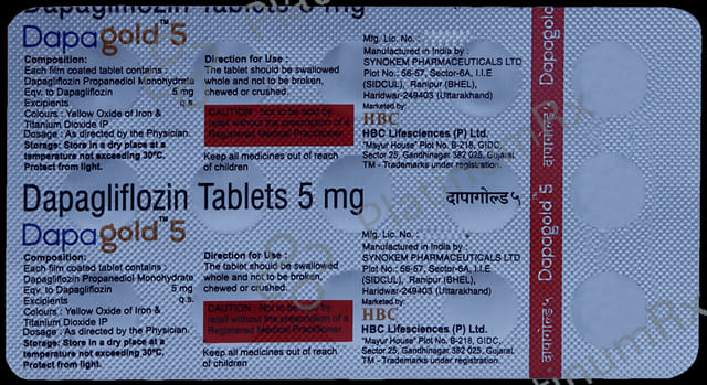Dapagold 5mg Tablet 15s