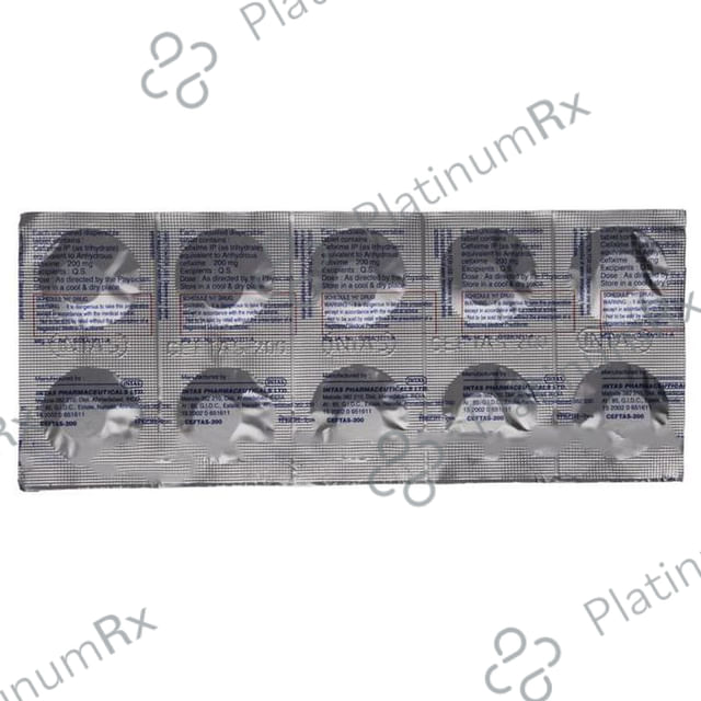 Ceftas 200mg Tablet 10s