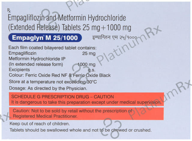 Empaglyn M 25/1000mg Tablet 10s