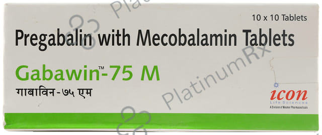 Gabawin M 500mcg/75mg Tablet