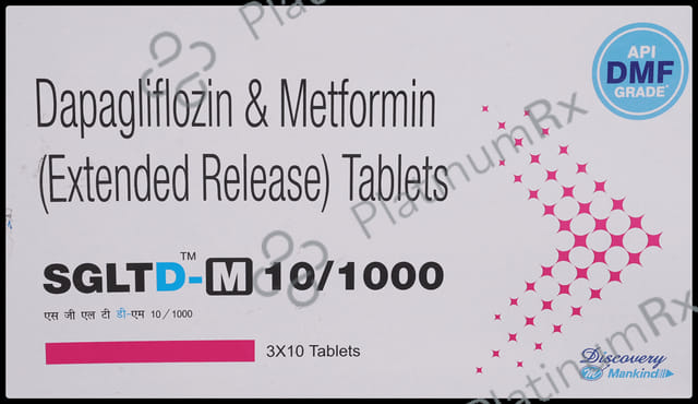 Sgltd M 10mg/1000mg Tablet