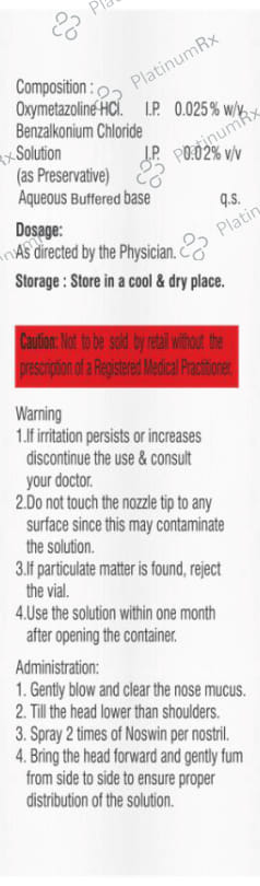 Oxyvil P Nasal Drop 10ml