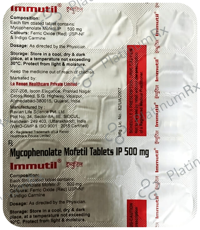 Immutil 500mg Tablet 15s
