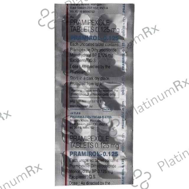 Pramirol 0.125mg Tablet 10s