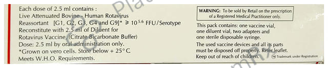 Rotasiil Oral Vaccine Kit 2.5ml