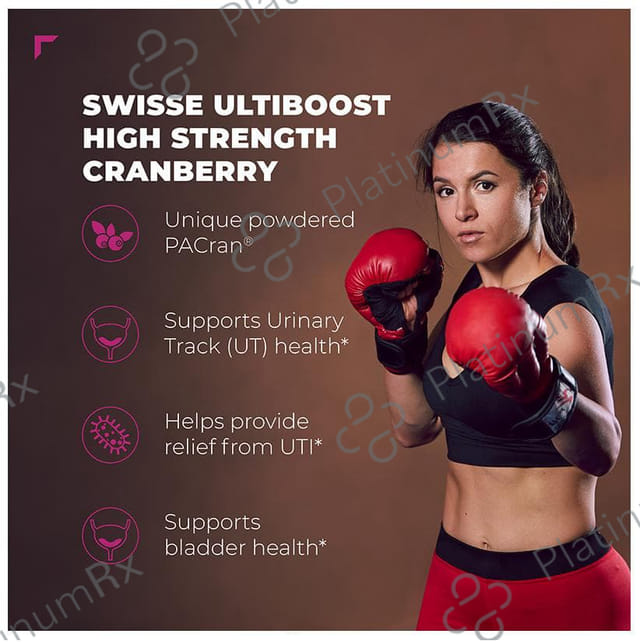 Swisse Ultiboost High Strength Cranberry 25000mg Capsule, Supports Bladder & Kidney Health