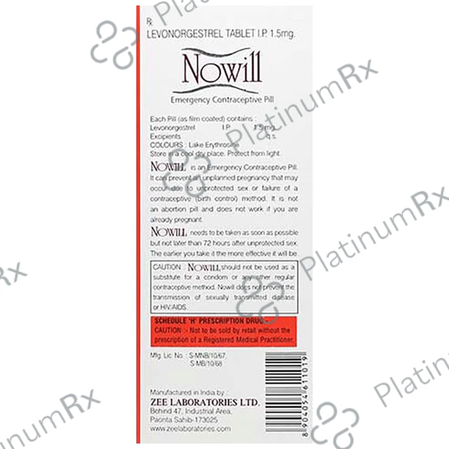 Nowill 1.5mg Tablet