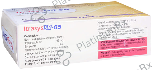 Itrasys SB 65mg Capsule 10s