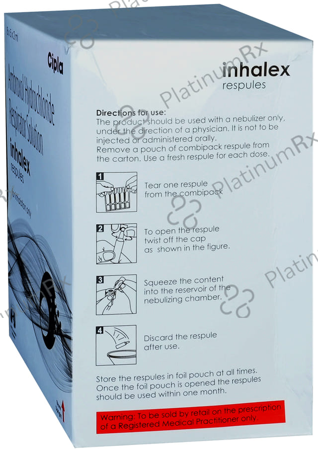 Inhalex 15mg Respules 5X2ml