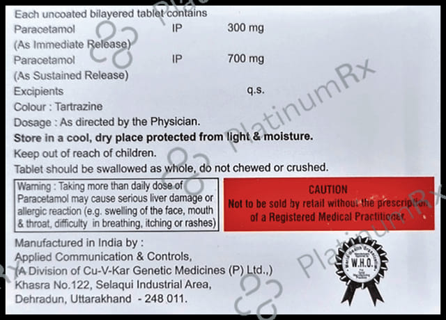 Zerofin 1000 Tablet SR