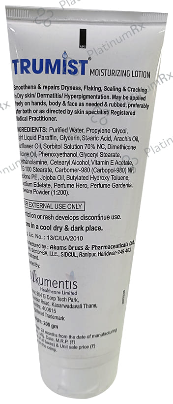 Trumist Moisturising Lotion All Skin Types
