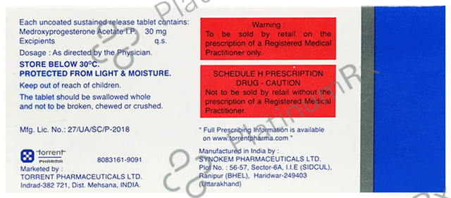 Deviry SR 30mg Tablet 10s