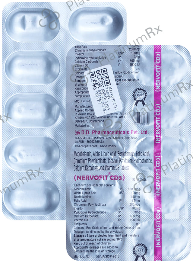 Nervofit CD3 Tablet