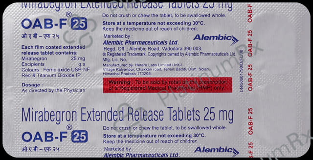 Oabf 25mg Tablet