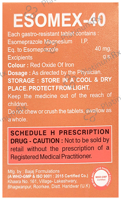 Esomex 40 Tablet