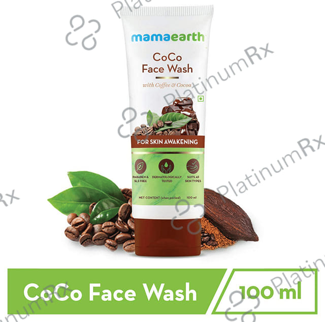 Mamaearth Coco Face Wash for Healthy Skin - Paraben & SLS-Free - All Skin Types