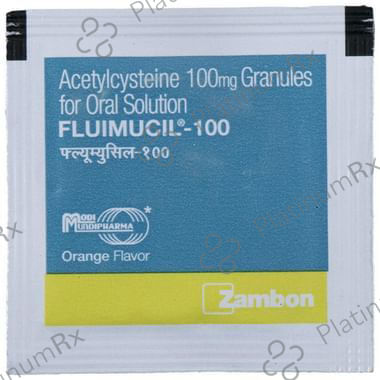 Fluimucil 100 Granules for Oral Solution Orange