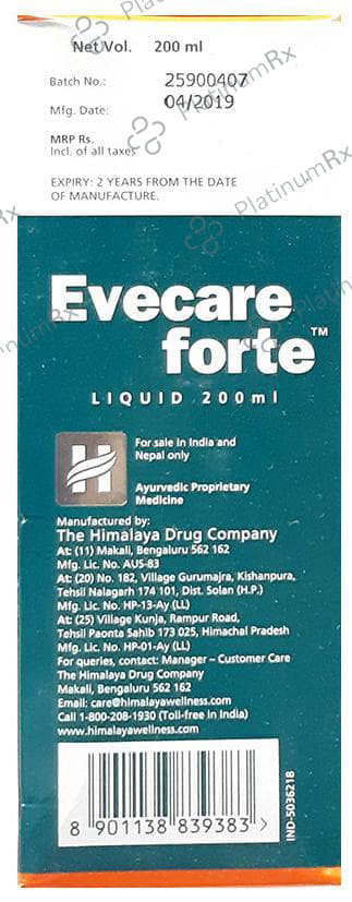 Himalaya Evecare Forte Liquid 200ml