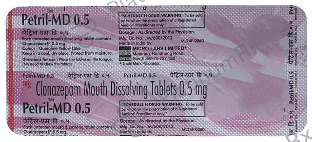 Petril-MD 0.5 Tablet 10 Tablet MD